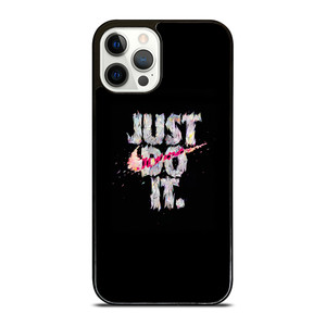 NIKE JUST DO IT COLORFUL ARTWORK iPhone 12 Pro Case NIKE JUST DO IT COLORFUL ARTWORK iPhone 12 Pro Case