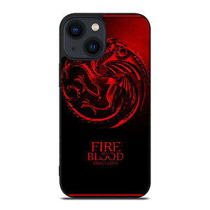 FIRE ANG BLOOD TARGARYEN iPhone 14 Plus Case FIRE ANG BLOOD TARGARYEN iPhone 14 Plus Case