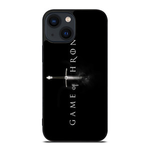 GAME OF THRONES LOGO BLACK iPhone 14 Plus Case GAME OF THRONES LOGO BLACK iPhone 14 Plus Case