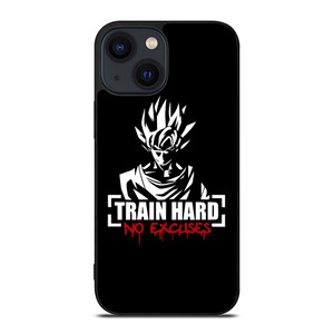 GOKU TRAIN HARD NO EXCUSES iPhone 14 Plus Case