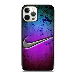 NIKE LOGO GREEN VIOLET iPhone 12 Pro Case NIKE LOGO GREEN VIOLET iPhone 12 Pro Case