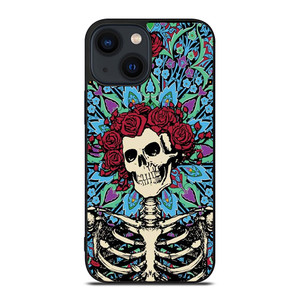 GRATEFUL DEAD SKELETON AND ROSES iPhone 14 Plus Case GRATEFUL DEAD SKELETON AND ROSES iPhone 14 Plus Case