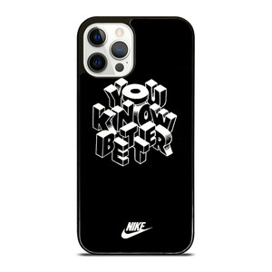 NIKE LOGO YOU KNOW BETTER iPhone 12 Pro Case NIKE LOGO YOU KNOW BETTER iPhone 12 Pro Case