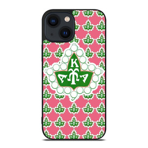 HOT AKA PINK AND GREEN iPhone 14 Plus Case HOT AKA PINK AND GREEN iPhone 14 Plus Case