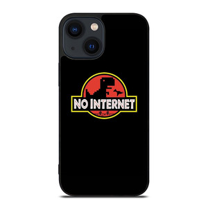JURASSIC PARK NO INTERNET iPhone 14 Plus Case JURASSIC PARK NO INTERNET iPhone 14 Plus Case