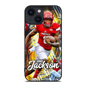 LAMAR JACKSON LOUISVILLE iPhone 14 Plus Case LAMAR JACKSON LOUISVILLE iPhone 14 Plus Case