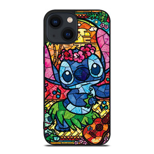 LILO & STITCH STAINED GLASS iPhone 14 Plus Case