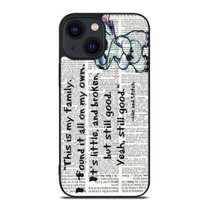 LILO AND STITCH QUOTES Disney iPhone 14 Plus Case LILO AND STITCH QUOTES Disney iPhone 14 Plus Case