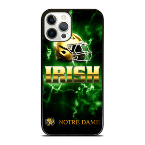 NOTRE DAME IRISH LOGO GREEN iPhone 12 Pro Case NOTRE DAME IRISH LOGO GREEN iPhone 12 Pro Case