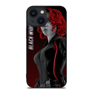 MARVEL BLACK WIDOW AVENGERS ART iPhone 14 Plus Case MARVEL BLACK WIDOW AVENGERS ART iPhone 14 Plus Case