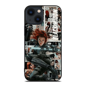 MARVEL BLACK WIDOW COMIC iPhone 14 Plus Case MARVEL BLACK WIDOW COMIC iPhone 14 Plus Case