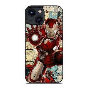 MARVEL IRONMAN COLLAGE COMIC iPhone 14 Plus Case