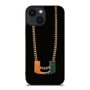 MIAMI HURRICANES TURNOVER CHAIN iPhone 14 Plus Case MIAMI HURRICANES TURNOVER CHAIN iPhone 14 Plus Case