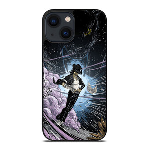 MICHAEL JACKSON CARTOON ART iPhone 14 Plus Case MICHAEL JACKSON CARTOON ART iPhone 14 Plus Case