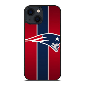 NEW ENGLAND PATRIOTS LOGO STRIPE iPhone 14 Plus Case