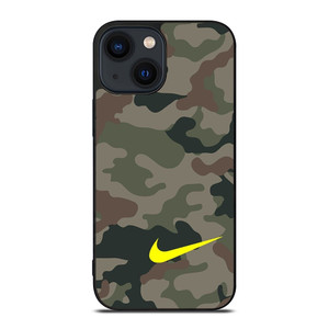 NIKE LOGO CAMO ARMY iPhone 14 Plus Case NIKE LOGO CAMO ARMY iPhone 14 Plus Case