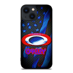 OAKLEY LOGO AMERICAN FLAG iPhone 14 Plus Case
