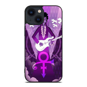 PRINCE PURPLE RAIN CARTOON iPhone 14 Plus Case PRINCE PURPLE RAIN CARTOON iPhone 14 Plus Case