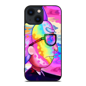 RICK AND MORTY CARTOON RAINBOW 2 iPhone 14 Plus Case