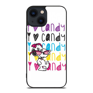 SNOOPY I LOVE CANDY iPhone 14 Plus Case