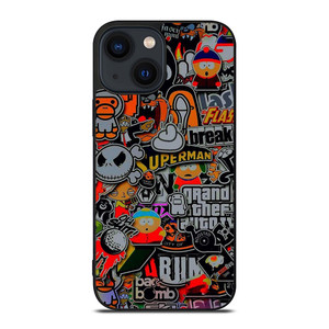 STICKER BOMB COMPILATION iPhone 14 Plus Case STICKER BOMB COMPILATION iPhone 14 Plus Case