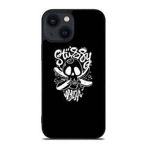 STUSSY SKULL LOGO ARTWORK iPhone 14 Plus Case STUSSY SKULL LOGO ARTWORK iPhone 14 Plus Case