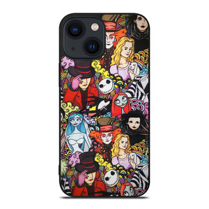 TIM BURTON CHARACTERS iPhone 14 Plus Case TIM BURTON CHARACTERS iPhone 14 Plus Case
