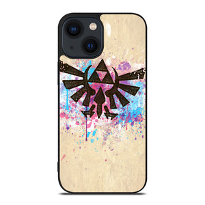 TRIFORCE SPLASH EMBLEM ART iPhone 14 Plus Case TRIFORCE SPLASH EMBLEM ART iPhone 14 Plus Case