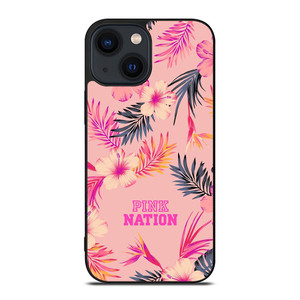 VICTORIA SECRET PINK NATION FLORAL BG iPhone 14 Plus Case VICTORIA SECRET PINK NATION FLORAL BG iPhone 14 Plus Case