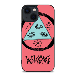 WELCOME SKATEBOARDS LOGO PINK iPhone 14 Plus Case WELCOME SKATEBOARDS LOGO PINK iPhone 14 Plus Case