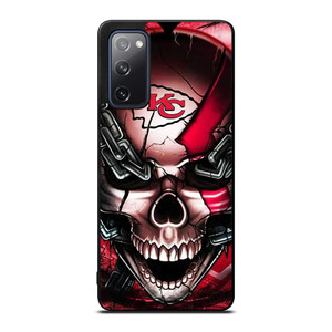 KANSAS CITY CHIEFS SKULL Samsung Galaxy S20 FE Case KANSAS CITY CHIEFS SKULL Samsung Galaxy S20 FE Case