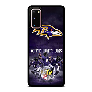 BALTIMORE RAVENS DEFEND Samsung Galaxy S20 Case BALTIMORE RAVENS DEFEND Samsung Galaxy S20 Case