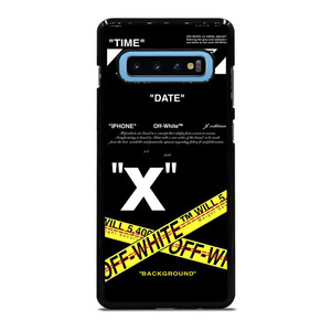 OFF WHITE X BACKGROUND Samsung Galaxy S10 Plus Case