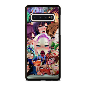 CUTE AHEGAO CHARACTERS Samsung Galaxy S10 Case CUTE AHEGAO CHARACTERS Samsung Galaxy S10 Case
