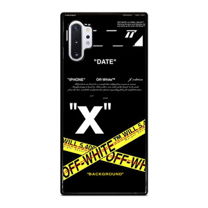 OFF WHITE X BACKGROUND Samsung Galaxy Note 10 Plus Case