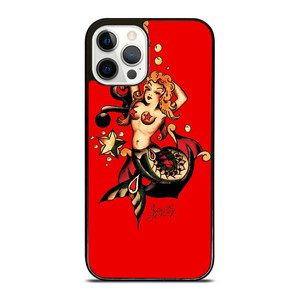 SAILOR JERRY MERMAID TATTOO iPhone 12 Pro Case