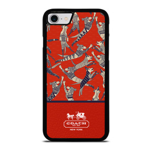 COACH NEW YORK DOG PARTY iPhone SE 2022 Case