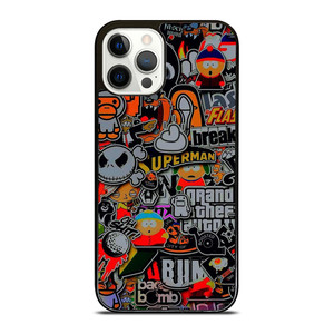 STICKER BOMB COMPILATION iPhone 12 Pro Case STICKER BOMB COMPILATION iPhone 12 Pro Case