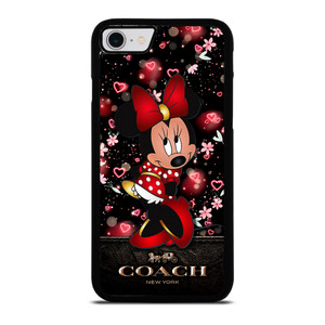 MINNIE MOUSE COACH FLOWERS iPhone SE 2022 Case
