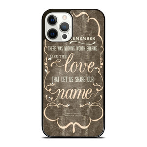THE AVETT BROTHERS QUOTES iPhone 12 Pro Case THE AVETT BROTHERS QUOTES iPhone 12 Pro Case