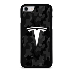 TESLA MOTORS LOGO CAMO iPhone SE 2022 Case