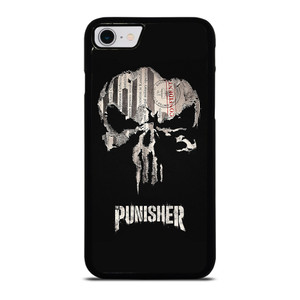 THE PUNISHER SKULL PAPER EFFECT ARTWORK iPhone SE 2022 Case