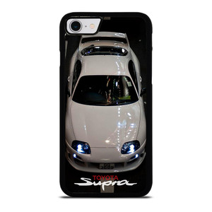 TOYOTA SUPRA WHITE CAR iPhone SE 2022 Case