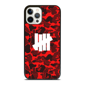 UNDEFEATED BAPE CAMO RED iPhone 12 Pro Case