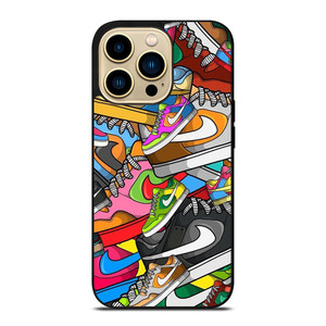 NIKE SHOES ART COLLAGE iPhone 14 Pro Max Case NIKE SHOES ART COLLAGE iPhone 14 Pro Max Case