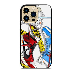 OFF WHITE AIR JORDAN SHOES iPhone 14 Pro Max Case OFF WHITE AIR JORDAN SHOES iPhone 14 Pro Max Case