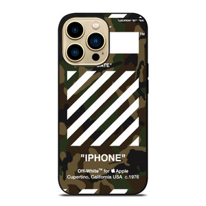 OFF WHITE CAMO BACKGROUND iPhone 14 Pro Max Case OFF WHITE CAMO BACKGROUND iPhone 14 Pro Max Case