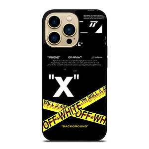 OFF WHITE X BACKGROUND iPhone 14 Pro Max Case