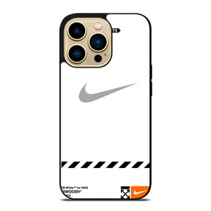 OFF WHITE X NIKE GREY LOGO iPhone 14 Pro Max Case