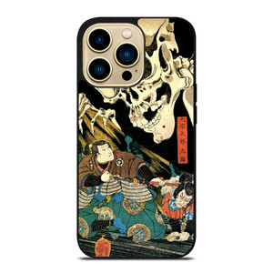 SKULL JAPANESE ART STYLE iPhone 14 Pro Max Case SKULL JAPANESE ART STYLE iPhone 14 Pro Max Case